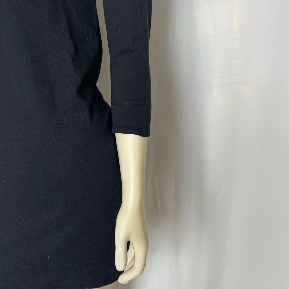 James Perse Mini Shift Sweatshirt Dress - Picture 3 of 7